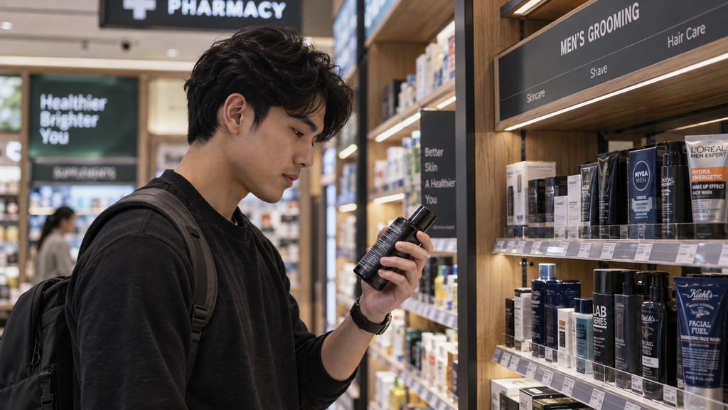 Produk 2 in 1 Ringkas Rutinitas Grooming Pria Aktif