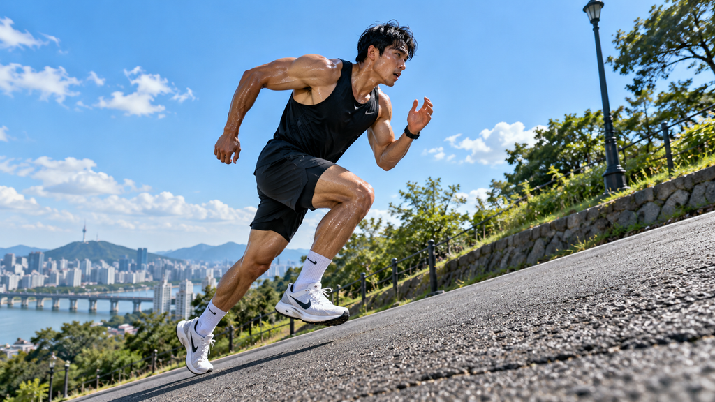 Viral Flexing VO2 Max, Dokter Ungkap Angka Ideal Pelari Rekreasional 7 Pelari melakukan latihan interval intensitas tinggi dengan berlari sprint menanjak (hill sprint) untuk meningkatkan kapasitas aerobiknya.